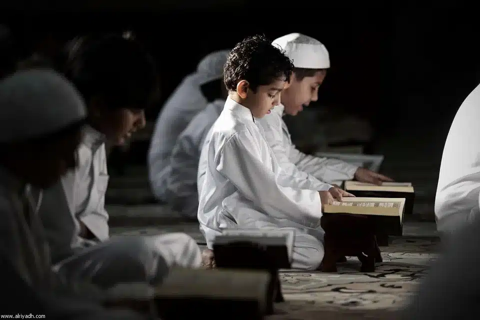 Hafiz reciting the Quran from memory during a revision session